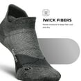 thumbnail image 5 of Feetures Elite Ultra Light Cushion Ankle Socks - Sport Sock with Targeted Compression - New Gray, XL (3 Pair), 5 of 8