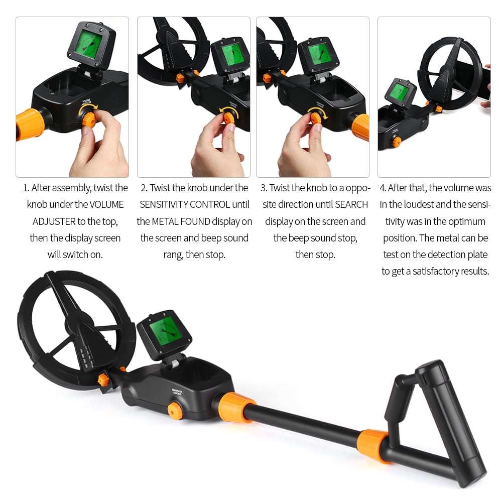 KKmoon Metal Detector Gold Digger Seeker with Waterproof Search Coil