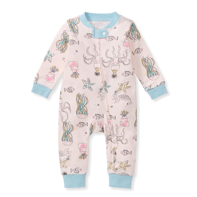Pijama Burt's Bees Baby Footless Sleep Play, 100% algodón orgánico