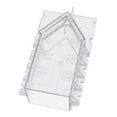 thumbnail image 4 of Forma de Casa Molde de Vela Molde de Jabón para Manualidades de Fabricación de Velas de Jabón para El Hogar de Bodas de Bricolaje 6.1x5x14.2CM Soledad Moldes para velas de silicona, 4 of 10