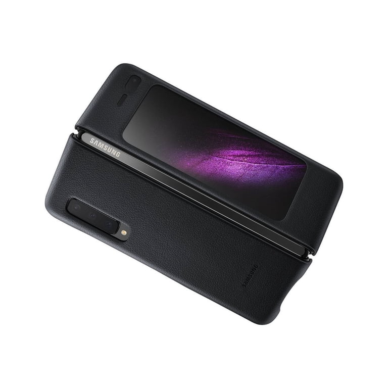 Open Box Samsung Leather Cover EF-VF900 - Back cover for cell 