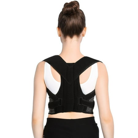 HERCHR Posture Corrector Brace, Clavicle Support Straightener, Upper Back Shoulder Forward Head Support, Back Shoulder Brace Posture Belt, Back Support With Short Steel Plate Posture Correction (Best Way To Fix Forward Head Posture)