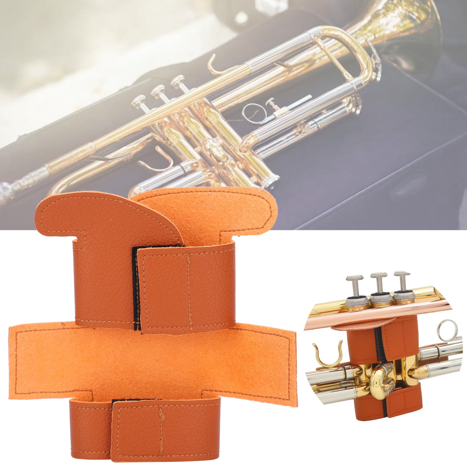 Fugacal Leather Trumpet Protective Cover,Trumpet Professional