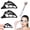 Black, variant on Eyeshadow Templates for Eyes, Reusable Eye Makeup Stencils with Blending Brush for Smokey Eye, Cut Crease & Winged Eyeshadow Looks