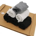 thumbnail image 6 of Lot 12 Pairs Ankle Athletic Socks Low Cut No Show Quarter Mens Womens Cotton USA, 6 of 6
