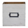 thumbnail image 2 of Foreside Home & Garden White Brushed 6x6 Decorative Wood Storage Box, 2 of 8