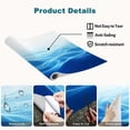 thumbnail image 2 of 100"x144" Wall Mural Peel and Stick Wallpaper Abstract Blue Ocean Waves Flowing Lines Gradient Shades Wall Decor Self Adhesive Removable Wall Stickers for Bedroom Living Room, 2 of 7