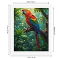 thumbnail image 2 of Paint by Numbers Kit for Adults, Colorful Bird Perched In Lush Jungle Paint by Numbers, Easy Paint by Numbers Kit for Adults Beginner, DIY Adult Paint by Number Kits on Canvas, Home Decor, 2 of 7