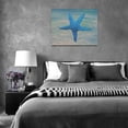 thumbnail image 4 of Nautical Starfish Wall Art Vintage Beach Ocean Starfish Pictures Wall Decor Coastal Painting Sea Life Canvas Print Framed Modern Home Artwork For Bathroom Living Room Bedroom Office 16"x12", 4 of 6