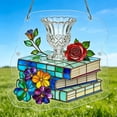 thumbnail image 5 of Acrylic Jigsaw Puzzle Suncatcher-Galactic Colorful Birds, Stained Glass Window Hanging, Home Decor Creative Mom Gifts, Birthday Gifts for Women,Wife, Sisters, Aunt, Besties 7.4in, 5 of 5