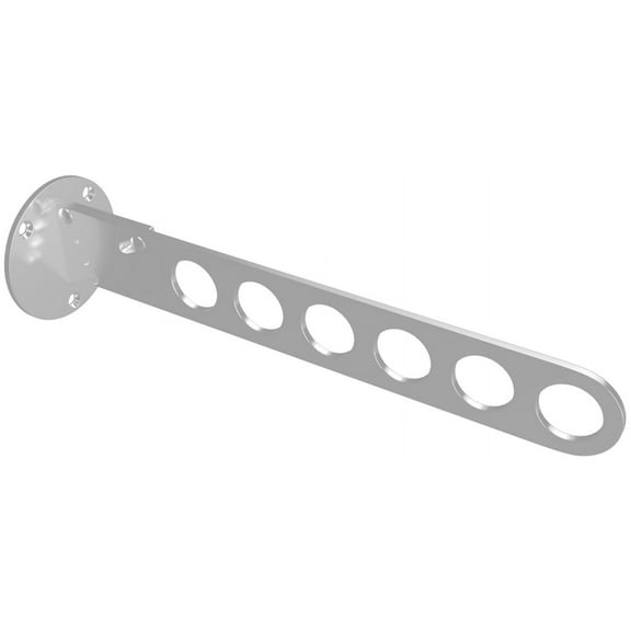 Rev-A-Shelf Clvsl-1 Sidelines 11" Long Adjustable Foldable 6 Slot Wall / Door Valet