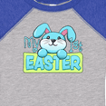 thumbnail image 4 of Inktastic My First Easter Cuddly Blue Bunny Boys or Girls Baby Bodysuit, 4 of 5
