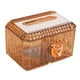 thumbnail image 5 of servilletero Caja de pañuelos acrílicos, caja porta pañuelos faciales transparente, dispensador de servilletas, organizador para baño, cocina, dormitorio, oficina, 5 of 7