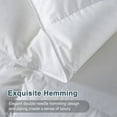 thumbnail image 5 of Twin Comforter,Filled with Feather and Down, White Duvet Insert - Luxurious Hotel Collection Bed Blanket Comforter - 100% Cotton Shell -Twin Size 64x88 Inch, 5 of 6