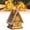 B, variant on Miommo Light Up Christmas Village House LED Collectible Building Resin Holiday Decor Figurine Winter Village Tabletop Ornament