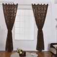 thumbnail image 1 of Moyic Ganchos Tijeras de burbujas Cortinas Cortinas de ventana translúcidas Persianas de dormitorio de sala de estar semitransparentes 100 * 200/250 Decoración del hogar Café 100*250cm Moyic JJ11444-10, 1 of 6