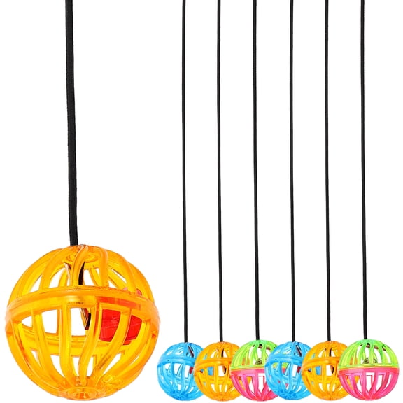 OUNONA 7-Piece Hanging Tank Toy Set for Bearded Dragons and Reptiles, Fun Pet Accessories for Terrariums and Habitats