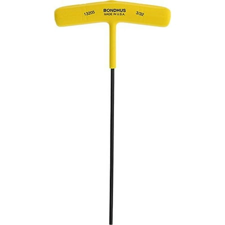 UPC: 0037231532055 | Bondhus 53205 3/32  Hex Tip Graduated Length T-Handle w/ProGuard Finish  6.1
