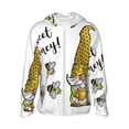 thumbnail image 2 of Uemuo Gnome Sweet Honey Pattern Women's Full Zip UPF 50+ Sun Protection Hoodie Jacket Long Sleeve Sun Shirt Hiking Outdoor Performance with Pockets-X-Large, 2 of 9