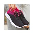 thumbnail image 4 of Frontwalk Womens Running Shoes Breathable Mesh Walking Sneakers lightweight Lace-up Woman Running Athletic Shoes Comfort Trainers Black 6, 4 of 7