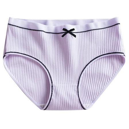 VMESZQFG Seamless Panties for Women Underpants Cotton Lace Underwear for Women High Elasticity Cotton Thread Underwear For Women Pure Cotton Cut Triangle Womens Cotton Underwear Bikini Briefs