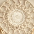 thumbnail image 5 of Nice Dream Boho Dream Catchers Wall Decor, Macrame Dream Catcher with 5 Woven Leaves Wood Beads Tassels for Bedroom Decor, 5 of 8