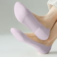 thumbnail image 4 of Cmfcve 4 Pairs Arch Support Socks for Women No Show Liner Socks Non-Slip Cushion Socks, 4 of 8