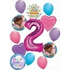 Doc McStuffins Party Supplies Birthday Balloon bouquet Decorations 13 piece kit