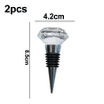 thumbnail image 2 of 2 tapones decorativos de diamantes de cristal - blanco MFZFUKR CPB-DE-LYY1129-1, 2 of 5