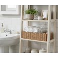 thumbnail image 4 of Paper Rope Scalloped Edge Toilet Paper Storage Basket, Small Living Room, Bedroom Decor Baskets for Over Toilet Storage Shelf, End Table, Shelves and More, with 2 Wooden Handle, Neutral, 4 of 6