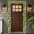 thumbnail image 5 of Summer Savings Clearance! Boovnll 5.9FT Eucalyptus Garland, Artificial Flower Garland Wreath Vines Green Spring Garland for Home, Farm, Fireplace, Table, Wall, Wedding Arch, Party Decor, Garland, 5 of 8