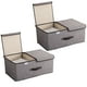 thumbnail image 2 of Cajas Organizadora Segos Plegable con Divisiones Tapas Dobles gris, 2 of 7