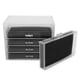 thumbnail image 4 of Gabinete de escritorio para cosméticos caja de almacenamiento para cajones cosméticos que ahorra espacio a prueba de polvo esponja acrílica de 5 capas transparente y ANGGREK Otros, 4 of 8