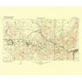 thumbnail image 2 of USGS 14x12 Gold Ornate Wood Framed with Double Matting Museum Art Print Titled - Ely Nevada Quad - USGS 1916, 2 of 4