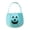 A, variant on Halloween Pumpkin Tote Bag Candy Basket Gift Sack - Ghost Face Polyester Storage Container for Treats Toys and Decor - Handwoven Novelty Basket for Trick or Treat, Party Favor Holder, Home Organizer
