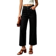 thumbnail image 2 of Admvng Jeans for Women Classic Casual Straight Leg Trousers Denim Long Pants, 2 of 3
