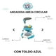 thumbnail image 5 of Andadera Para Bebé Babytek Abejita Llanta Gel Toldo Azul, 5 of 5