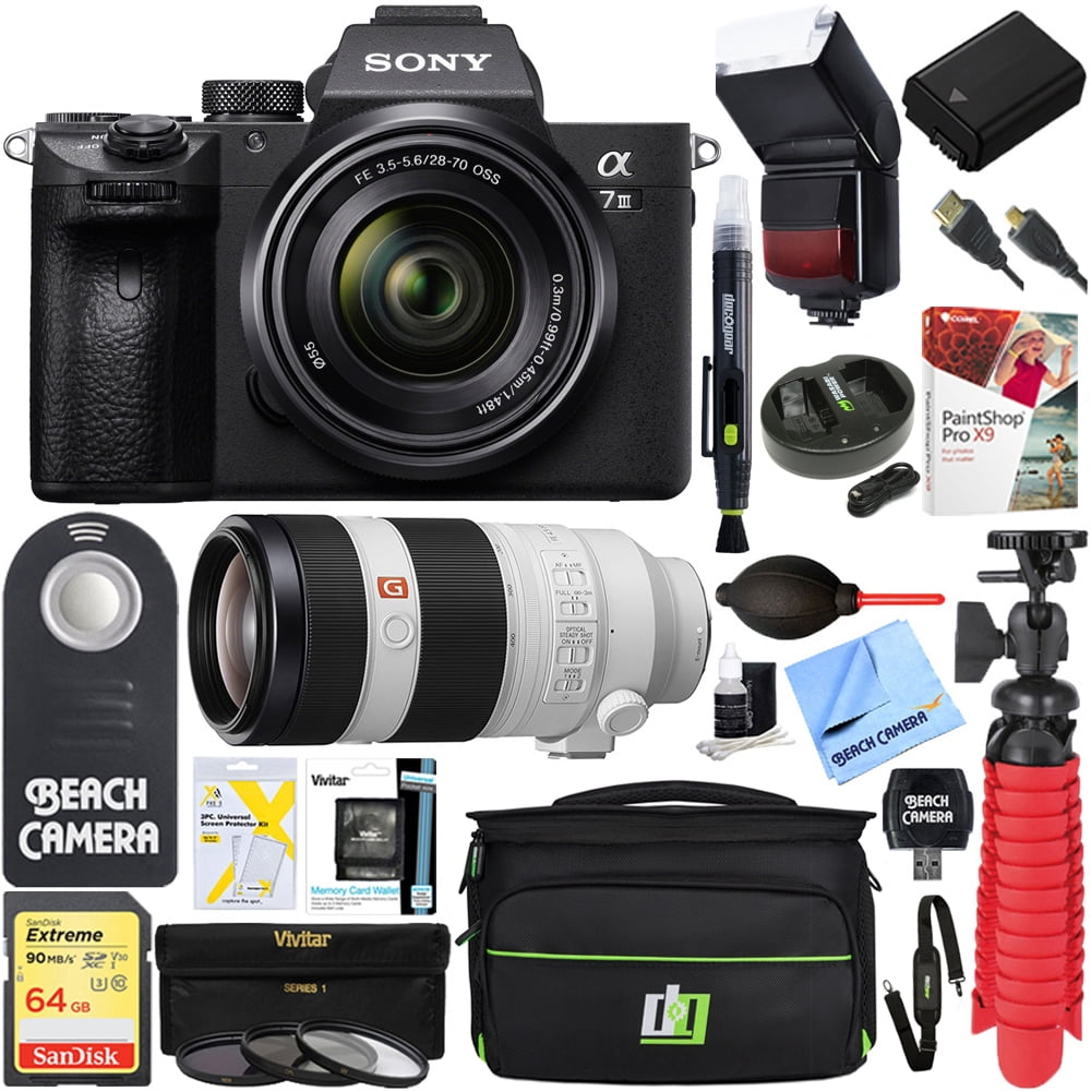 Sony a7III Full Frame Mirrorless Interchangeable Lens Camera with 28