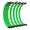 Color：Green, variant on PSU Power Extension Cable ATX 24Pin Dual PCIE 6+2Pin Dual EPS 4+4Pin Nylon Braided Cord 24Pin Motherboard Splitter Cable