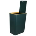 thumbnail image 3 of Bote de basura estrecho con tapa, bote de basura para baño, cubo de basura de plástico, cesto de basura de cocina, 3 of 6