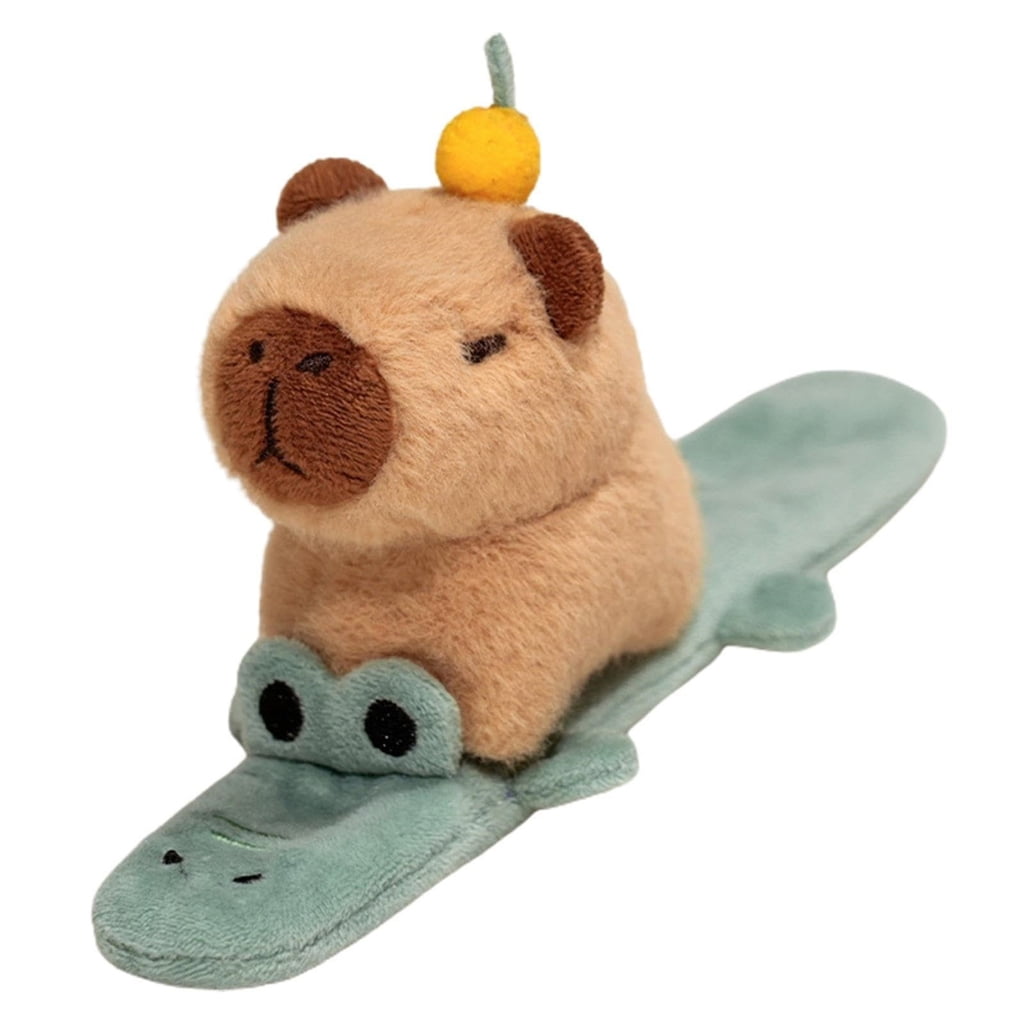 Evember Huggers Bracelet Capybara - 25cm Capybara Slap Bracelet,Huggers Capybara,Capybara Bracelet,Slap Bracelet Capybara,Bracelet À Pression Capybara,Bandes À Claque Durables,Cadeaux De Fête