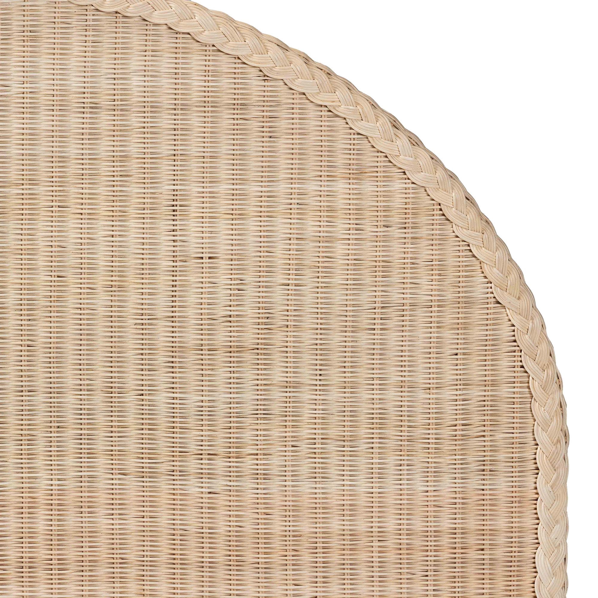 bali & pari Lanica Japandi Headboard, Queen, Pale brown
