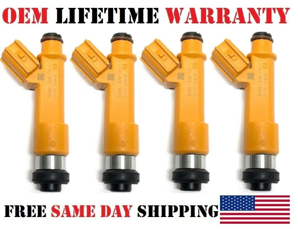 4x OEM Denso 232500H050 Fuel Injectors for Toyota Camry Solara 20022004 2.4L/Refurbished
