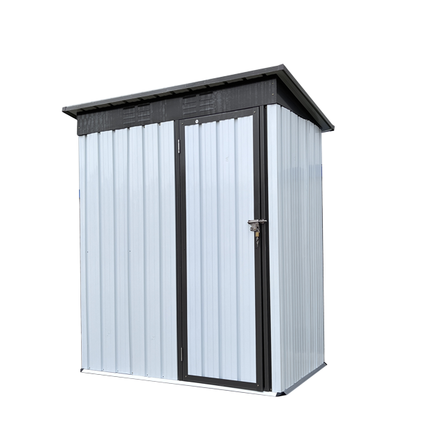 Backyard 5x3 Storage Sheds, Metal Outdoor Storage Shed with Lockable