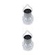 thumbnail image 4 of Monstrate Luz solar LED Jardín al aire libre Pasillo Decoración de jardín Luz Colgante impermeable LED Luz de bola hueca Vistoso 2piezas Monstrate CBP072360, 4 of 5
