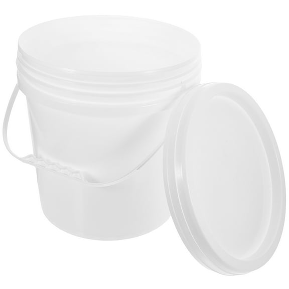 unbranded  Paint Plastic Container Pigment Bucket Clear Green Basket White