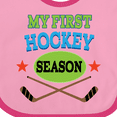 thumbnail image 4 of Inktastic My First Hockey Season Boys or Girls Baby Bib, 4 of 4
