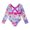 White&Pink, variant on MSemis Kids Girls Gymnastic Leotard Unitard Ballet Dance Bodysuit
