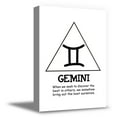 thumbnail image 1 of Awkward Styles Gemini Zodiac Sign Gemini Canvas Astrology Zodiac Sign Decor Original Wall Gifts Inspiration Gemini Wall Art, 1 of 7