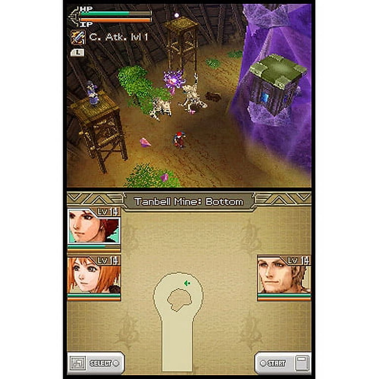 エストポリス伝記II(1995)→ エストポリス(2010)|2010年|DS『エストポリス』|ゲーム画面例(比較組 2)